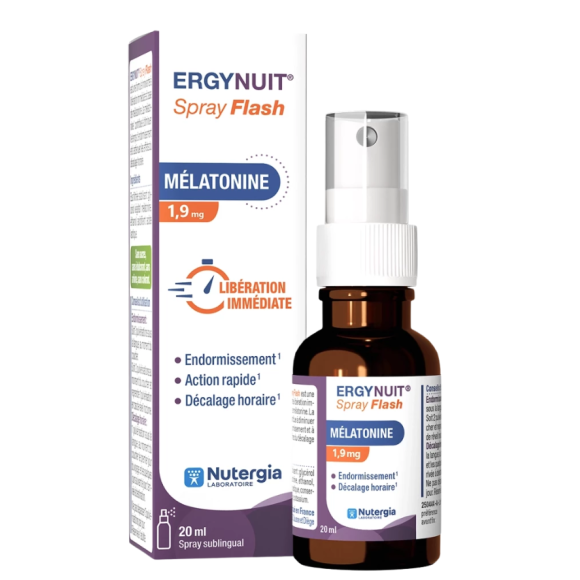 Ergynuit Melatonin 1,9mg Flash-Spray Nutergia - Spray von 20ml