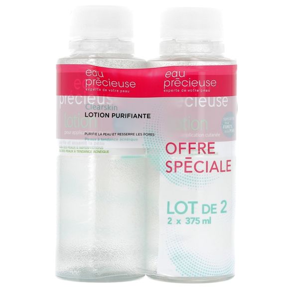 Eau précieuse Lotion zur Anwendung auf der Haut - 2er-Pack mit 375 ml Flaschen