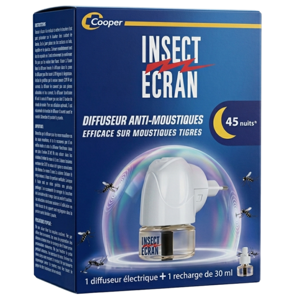 Insektenschutzmittel Insect Ecran - ein Diffusor + eine Nachfüllung von 30 ml