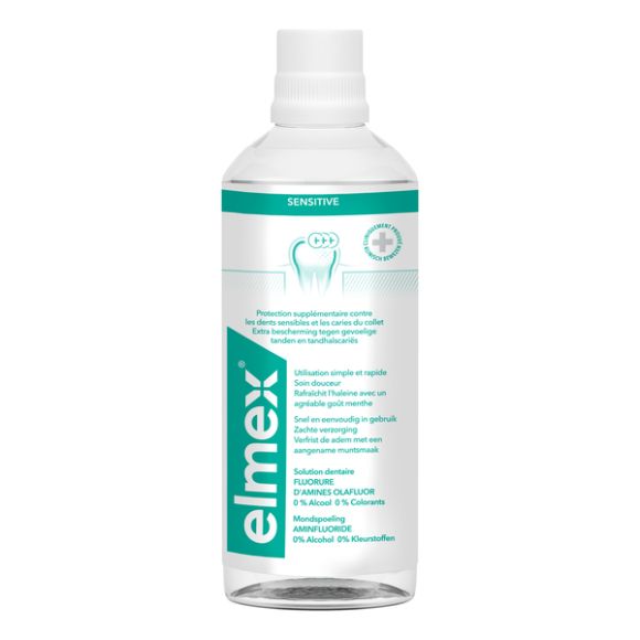 Elmex Sensitive Mundspülung - Flasche mit 400 ml
