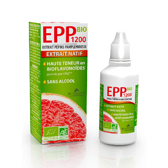 EPP 1200 BIO Grapefruitkernextrakt Die 3 Eichen - Flasche mit 50 ml