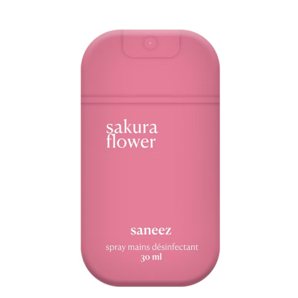 Sakura-Blüten Desinfektionsspray Saneez - Spray mit 30 ml