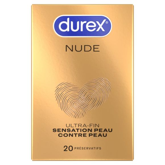 Durex Nude Kondome - Schachtel mit 20 Kondomen