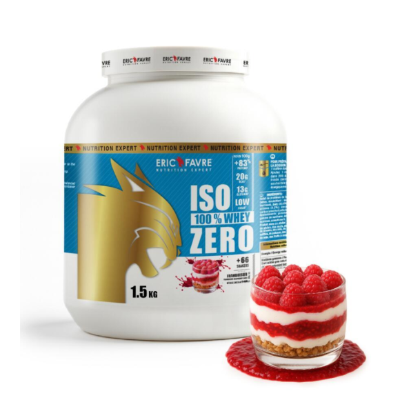 Iso Zero 100% Whey Himbeere Eric Favre - Dose von 1,5 kg