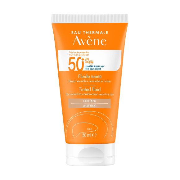 Sonnenschutzfluid mit Farbton SPF 50+ Avène - Tube mit 50 ml