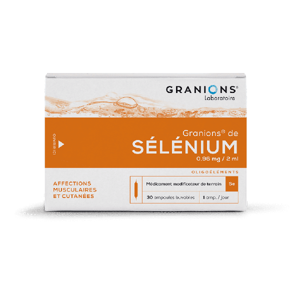 Granions von Selen 0,96 mg - 30 Ampullen zu 2 ml