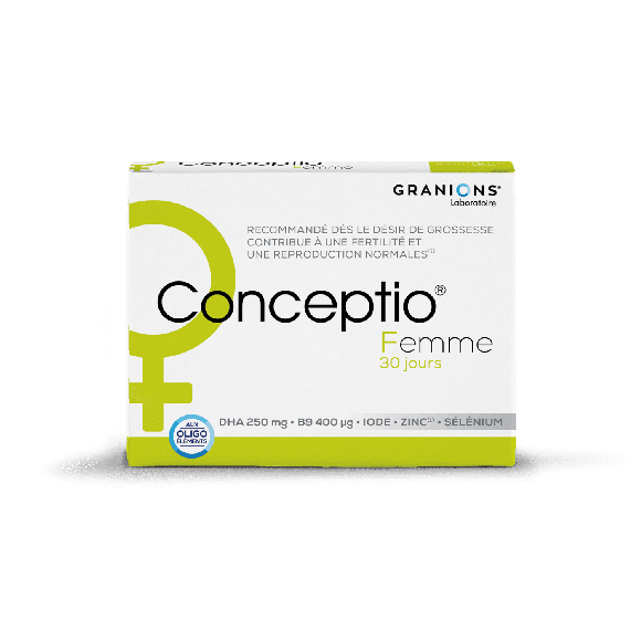 Conceptio Frau Granions - Packung mit 30 Kapseln und 30 Kapseln