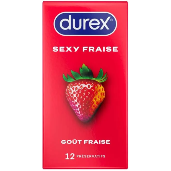 Durex Sexy Erdbeeren - 10er Pack Kondome