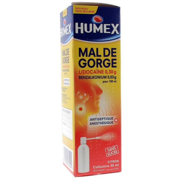 Humex Halsschmerzen Gurgellösung - Flasche mit 35 ml