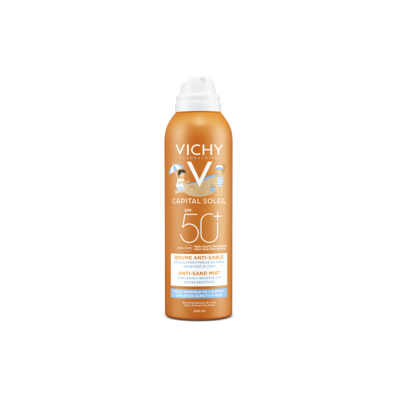 Ideale Sonne Anti-Sand Spray für Kinder SPF 50+ Vichy - 200 ml Spray