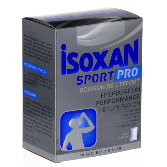 Isoxan PRO Sportgetränk mit Zitrusgeschmack - 10 Beutel zum Verdünnen