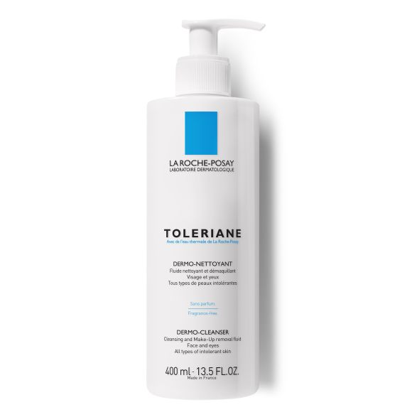 Toleriane flüssige Dermo-Reinigung und Make-up-Entferner für Gesicht und Augen La Roche-Posay - Flasche 400 ml