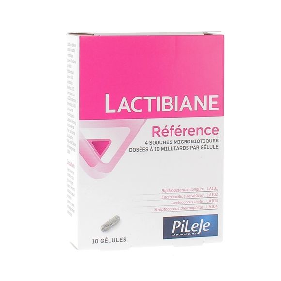 Lactibiane Referenz Mikrobiota Kapseln Pileje - Packung mit 10 Kapseln