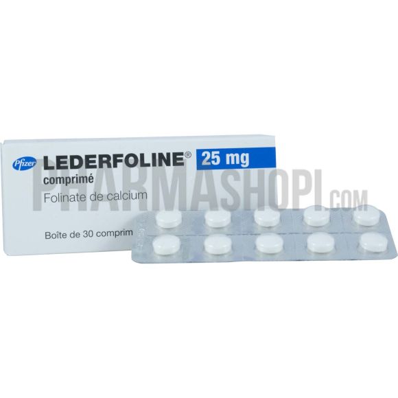 Lederfoline 25mg Tabletten - Packung mit 30 Tabletten