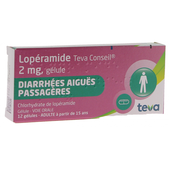 Loperamid 2mg Ratiopharm Kapseln - Packung mit 12 Kapseln