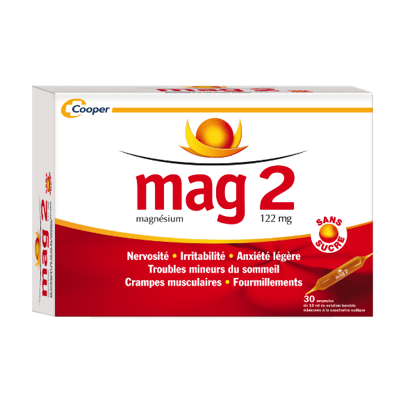 Mag 2 ohne Zucker 122mg Trinklösung - 30 Ampullen