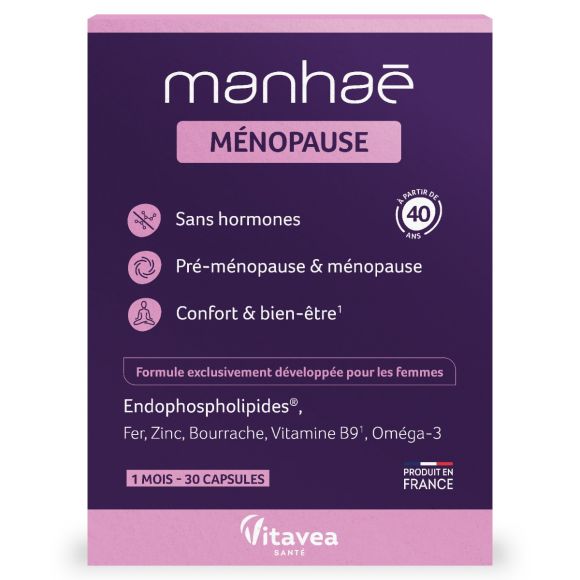 Manhaé Menopause Vitavea - Packung mit 30 Kapseln