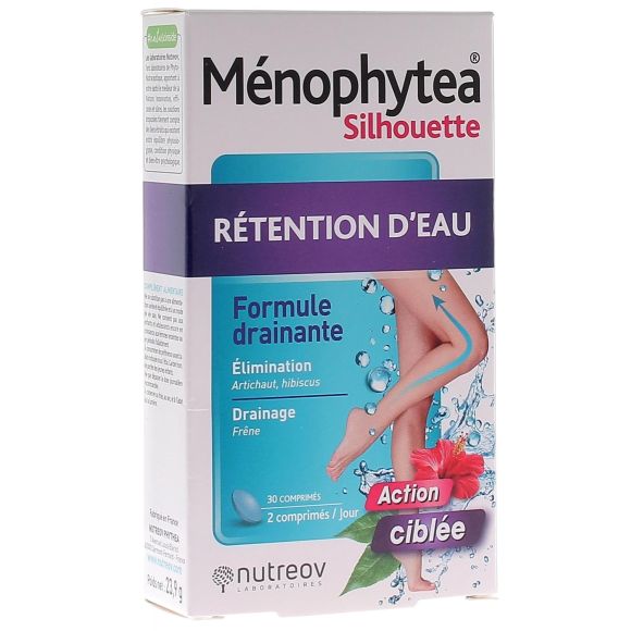 Ménophytea Silhouette Wassereinlagerung Nutreov - Packung mit 30 Tabletten