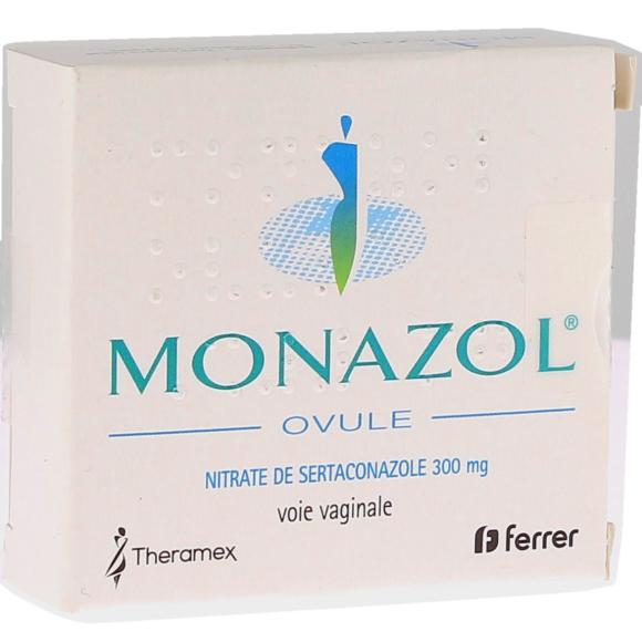 Monazol Zäpfchen - Packung mit 1 Zäpfchen