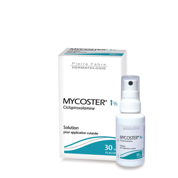 Mycoster 1% Lösung zur Anwendung auf der Haut - Flasche mit 30 ml