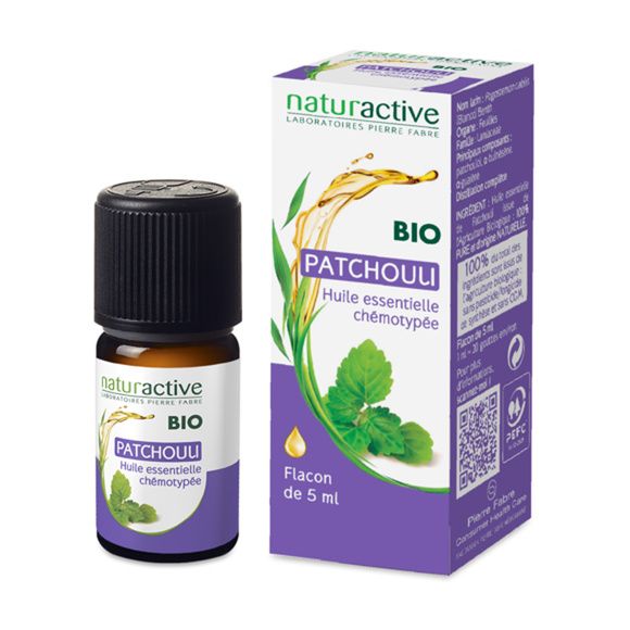 Ätherisches Patchouli-Öl BIO Naturactive - Flasche mit 5 ml