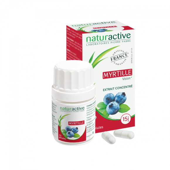 Elusanes Heidelbeere Naturactive - Schachtel mit 30 Kapseln