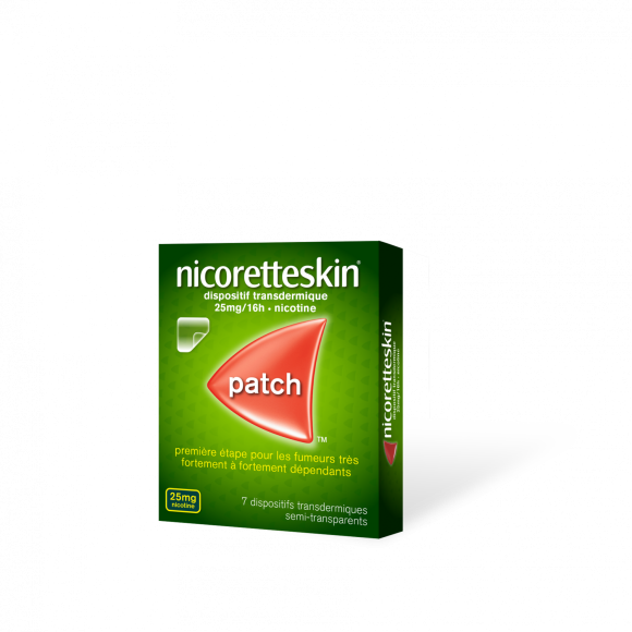 Nicorette Skin 25mg/16h transdermales System - Packung mit 7 Pflastern