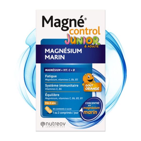 Magné control junior Meeresmagnesium Nutreov - Packung mit 30 Tabletten