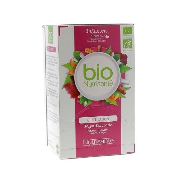 Infusion Wohlbefinden Durchblutung BIO Nutrisanté - 20 Beutel