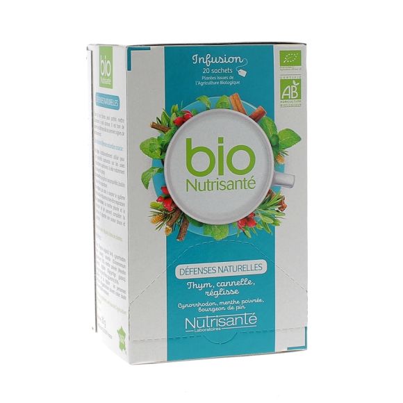 Bio-Kräutertee für das Wohlbefinden der natürlichen Abwehrkräfte Nutrisanté - 20 Beutel