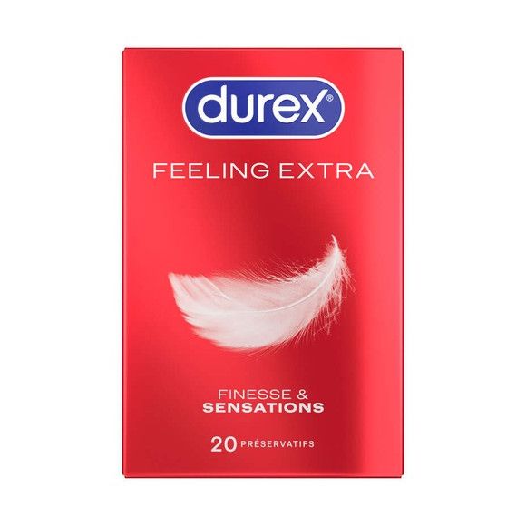 Durex Feeling Extra Kondome - Schachtel mit 20 Kondomen