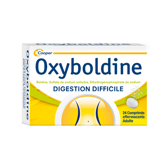 Oxyboldine Brausetabletten - Packung mit 24 Tabletten