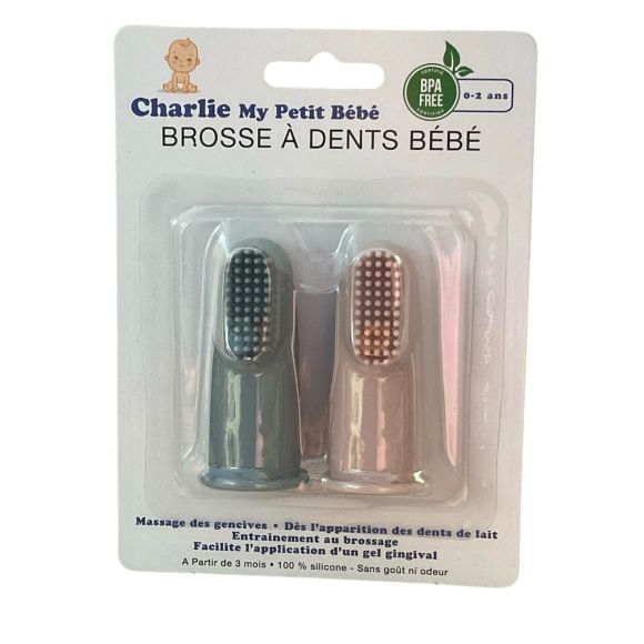 Babyzahnbürste BPC - Set mit 2 Zahnbürsten