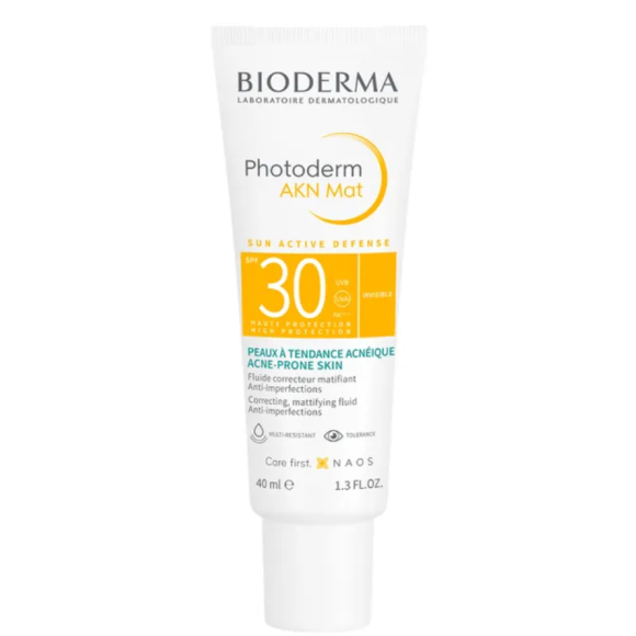Photoderm AKN Mat Sonnenfluid SPF30 Bioderma - Tube mit 40ml