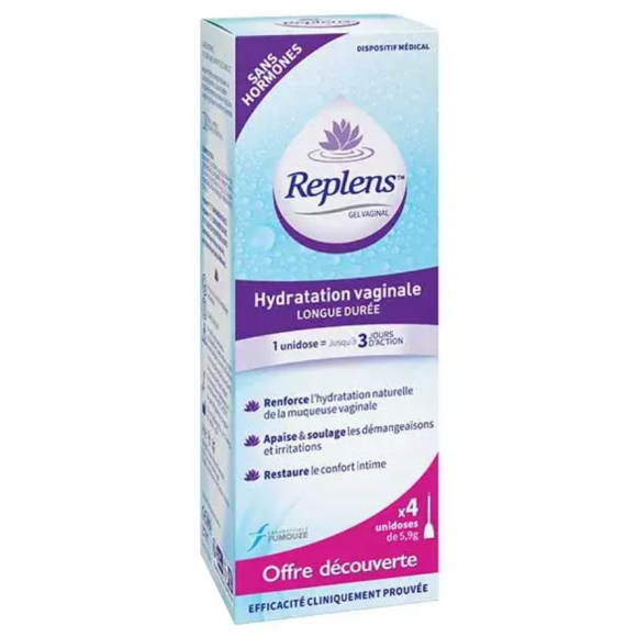 Replens langanhaltende vaginale Hydratation - Packung mit 4 Einzeldosen zu 5,9 g