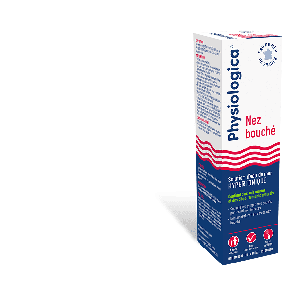 Physiologica verstopfte Nase hypertonische Meerwasserlösung Gifrer - Spray von 100 ml