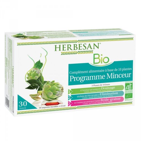 Bio Gewichtsreduktionsprogramm Herbesan - Box mit 30 Ampullen
