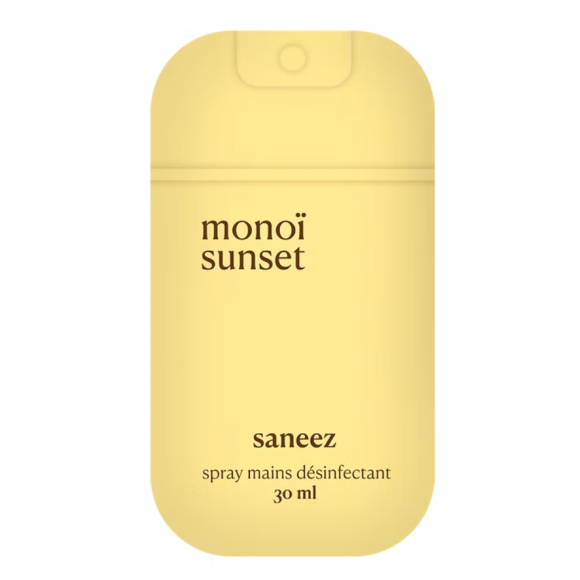 Desinfektionsspray Monoï Sunset Saneez - Spray von 30 ml
