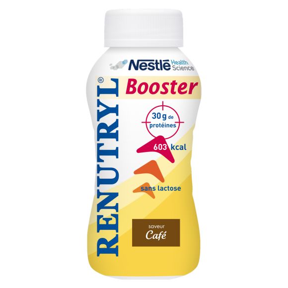 Renutryl Booster Geschmack Kaffee - Packung mit 4x300 ml
