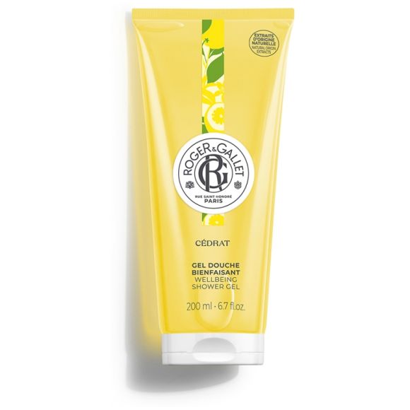 Duschgel mit wohltuender Zedrat von Roger & Gallet - Tube mit 200 ml
