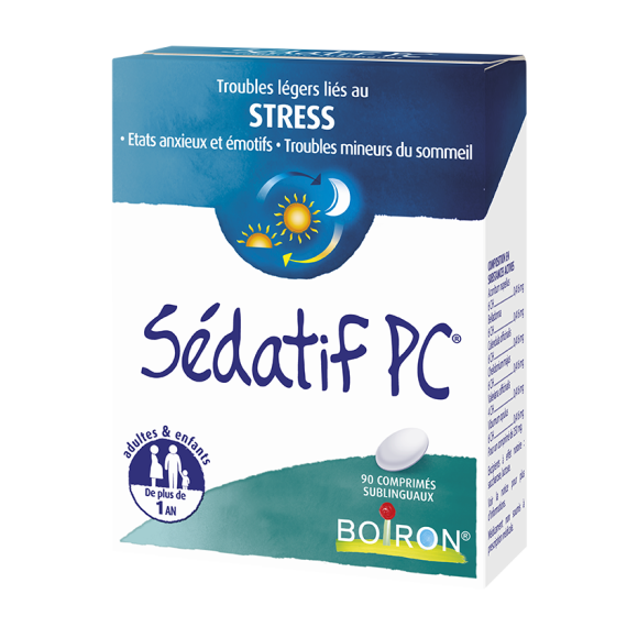Sédativum PC Tabletten Boiron - Packung mit 90 Tabletten