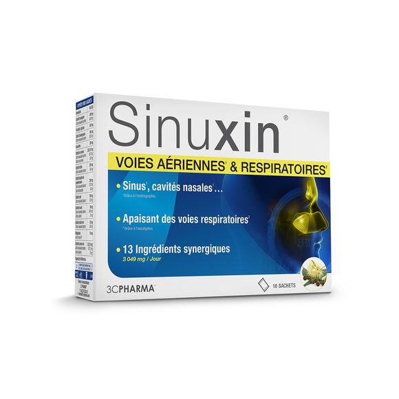 Sinuxin Atemwege & Atmung 3C Pharma - Packung mit 16 Beuteln