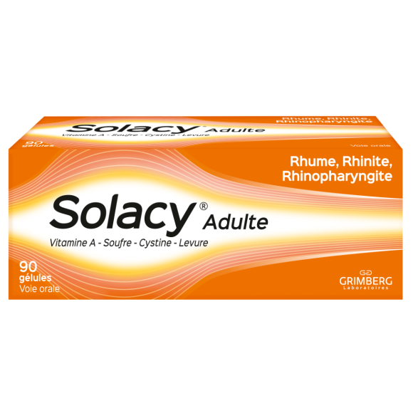 Solacy Erwachsene Kapseln - Packung mit 90 Kapseln
