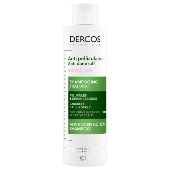 Dercos Anti-Schuppen Sensitiv Shampoo Vichy - Flasche mit 200 ml