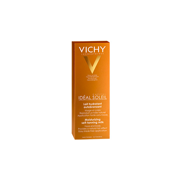 Ideale Sonnenbräune feuchtigkeitsspendende Milch für Gesicht und Körper Vichy - Tube mit 100 ml