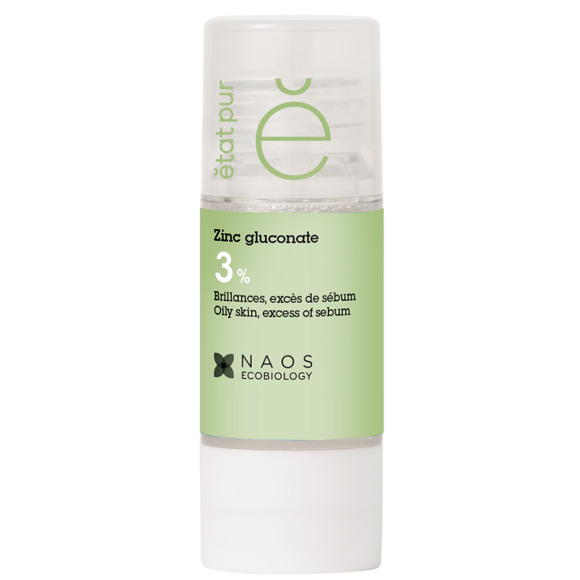 Zinkgluconat 3% Glanz und überschüssiges Sebum Etat Pur - Flasche mit 15 ml