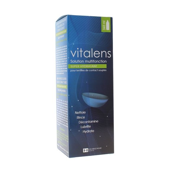 Vitalens multifunktionale Lösung für Kontaktlinsen - Flasche mit 360 ml
