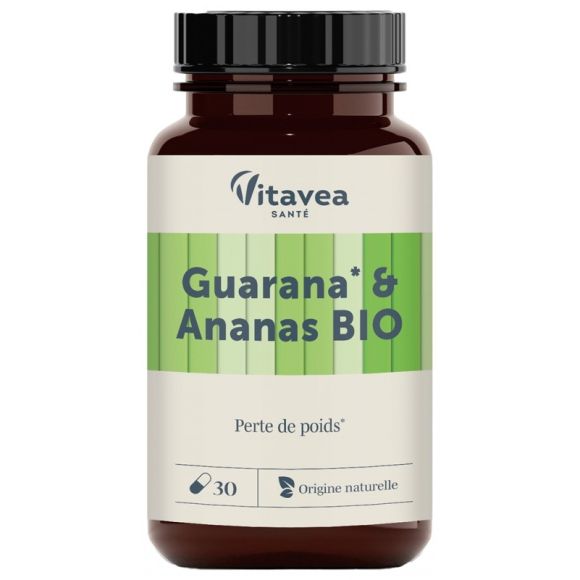 Guarana & Ananas BIO Vitavea - Dose von 30 Tabletten