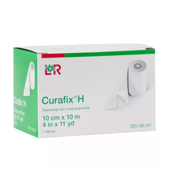 Curafix H Vliesstoff elastisches Pflaster Lohmann & Rauscher - ein Band 10cm x 10m