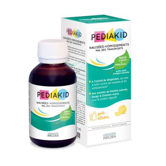 Pediakid Reisekrankheit Geschmack Zitrone - Flasche mit 125 ml